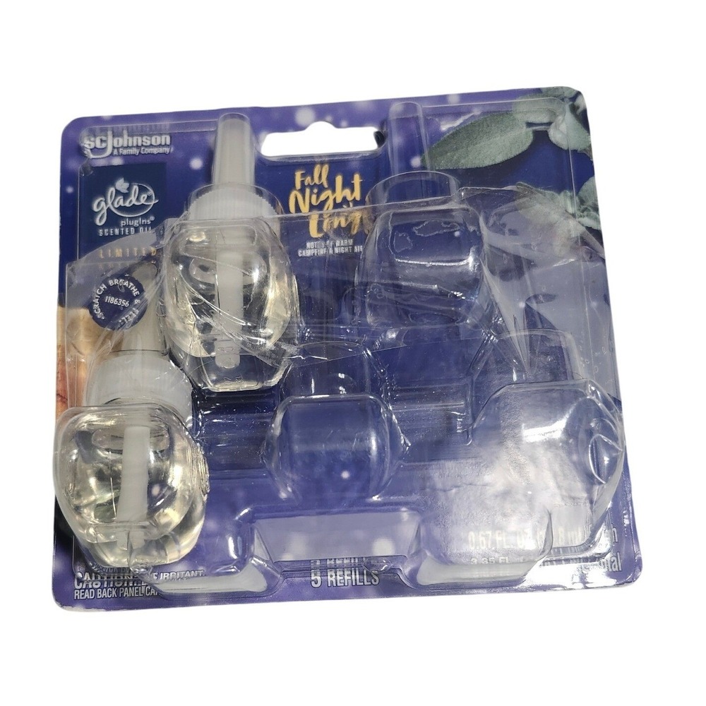 Glade PlugIns Scented Oil Refills Fall Night Long Limited Edition 2 Count Pack